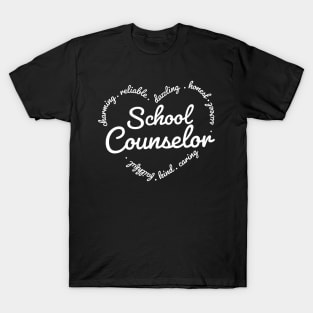 School counselor heart / school counselor gift idea T-Shirt